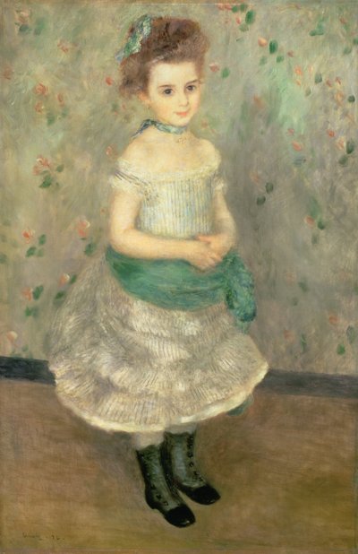 Jeanne Durand-Ruel (1870-1914) 1876 da Pierre Auguste Renoir
